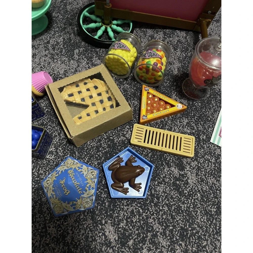 American Girl Doll Harry Potter Honeydukes Candy Trolley Cart Near Complete
